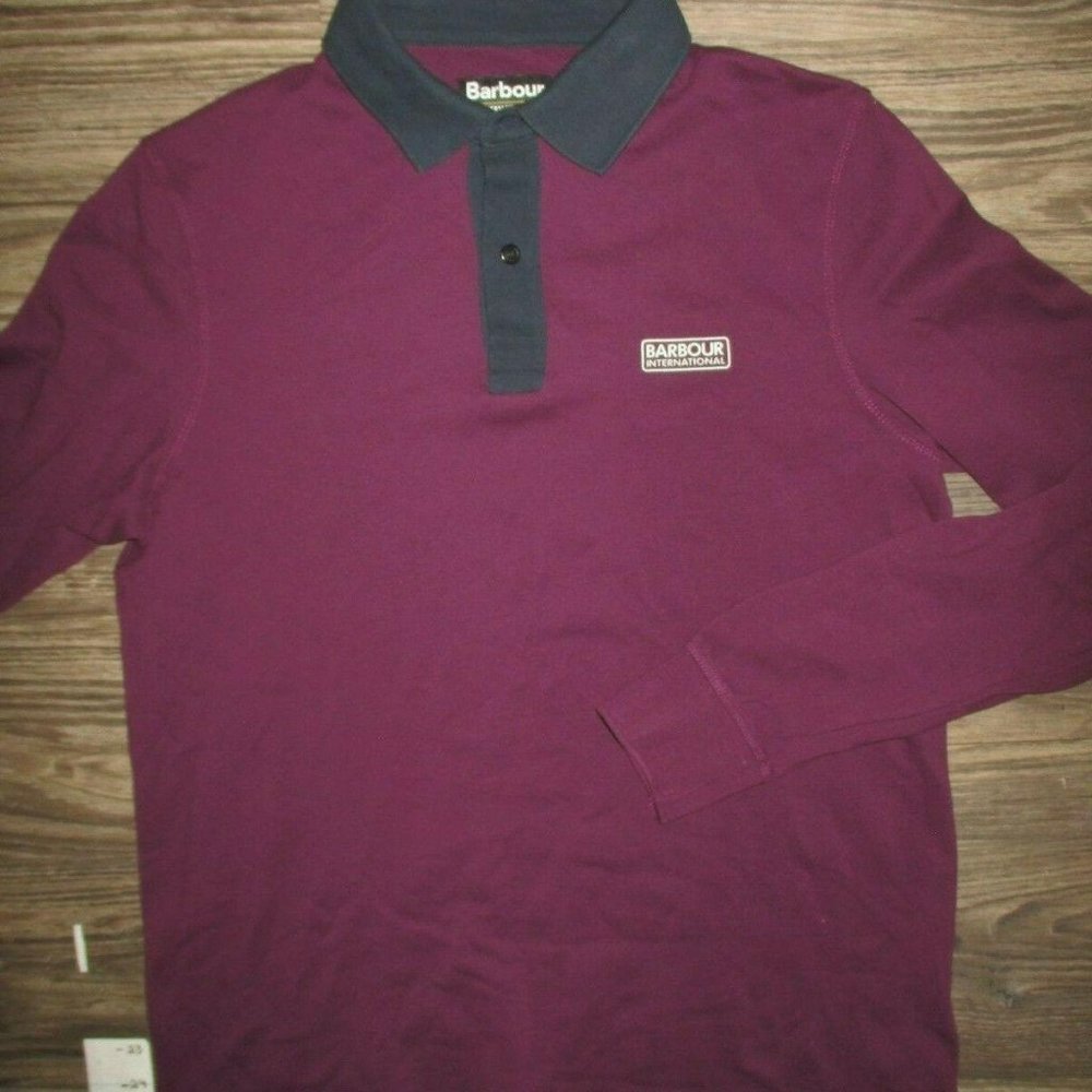 Barbour Rugby Polo Shirt MED